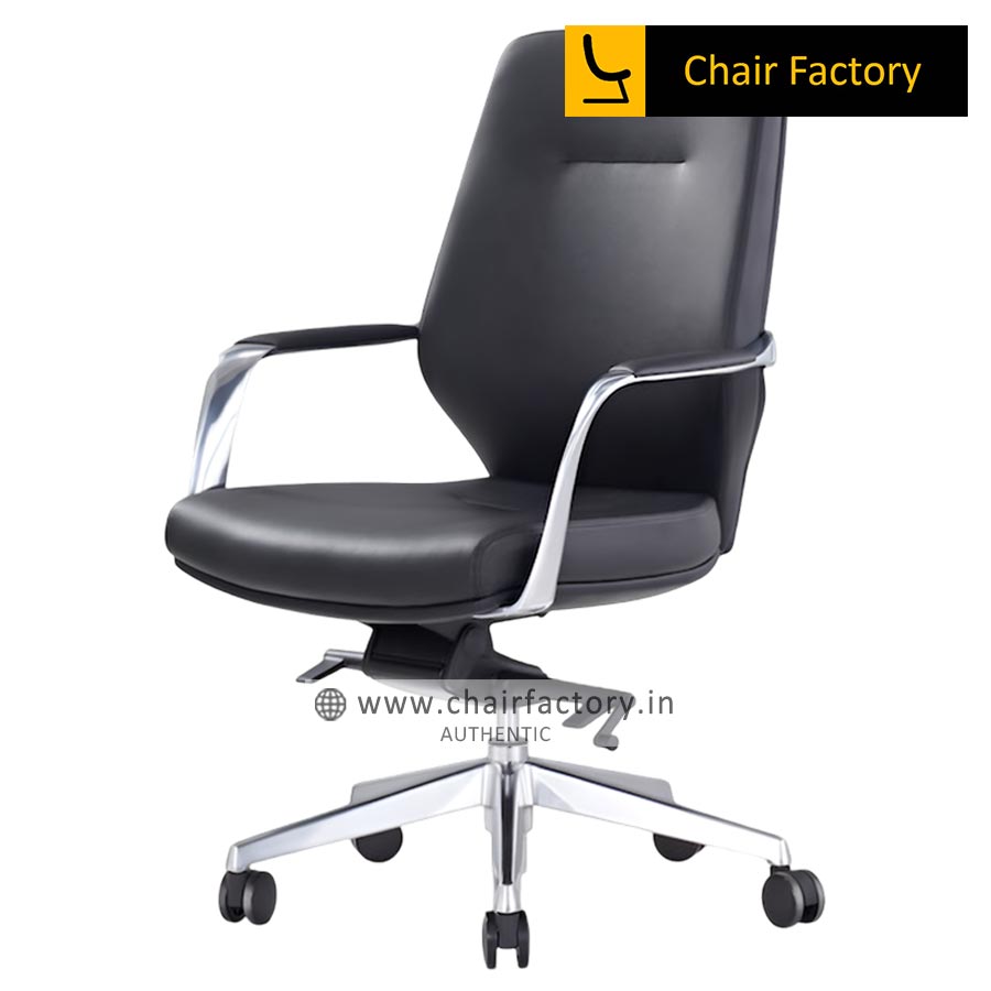 ANDERSON Mid Back 100% Genuine Leather Chair